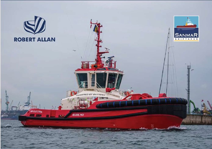SANMAR delivers its 300th tugboat built to Robert Allan Ltd design