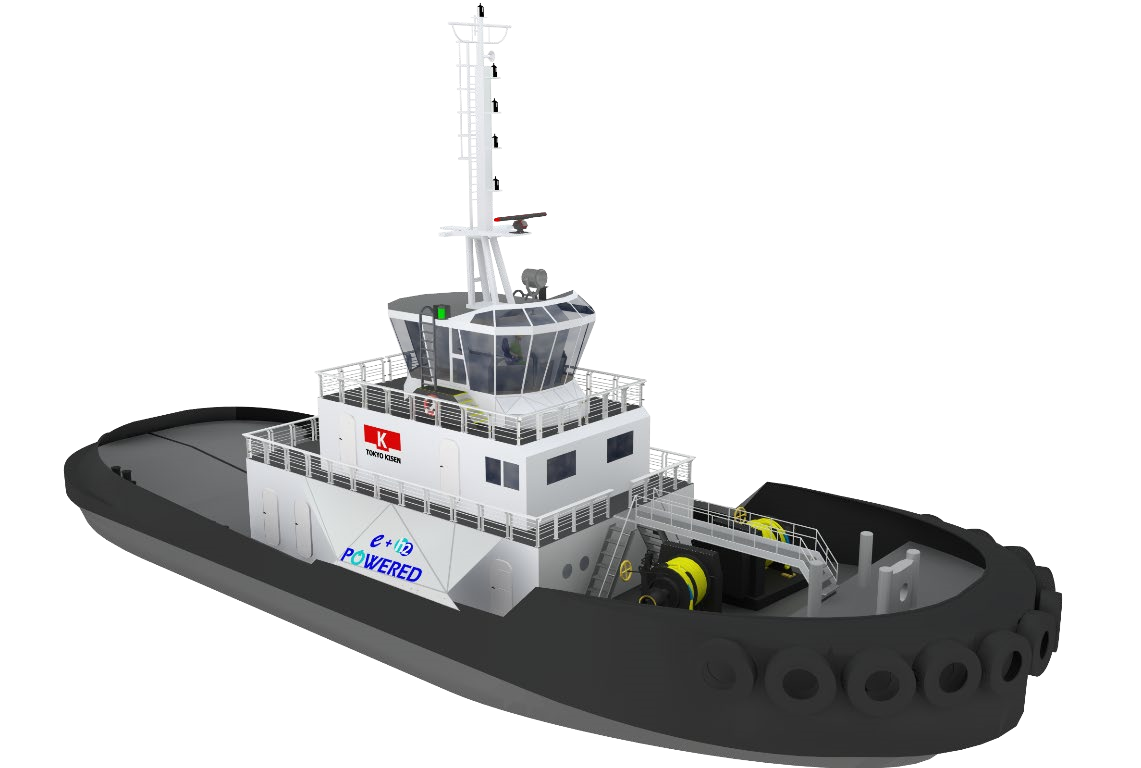 “e5 Tug” – electric tug powered by battery and hydrogen fuel cell