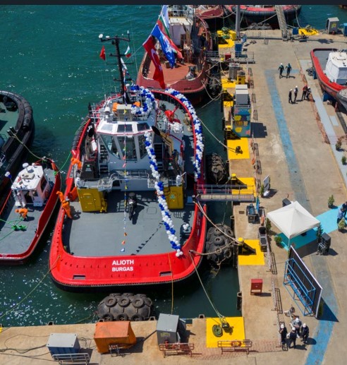 Sanmar holds naming ceremony for versatile Bulgaria-bound newbuild tug