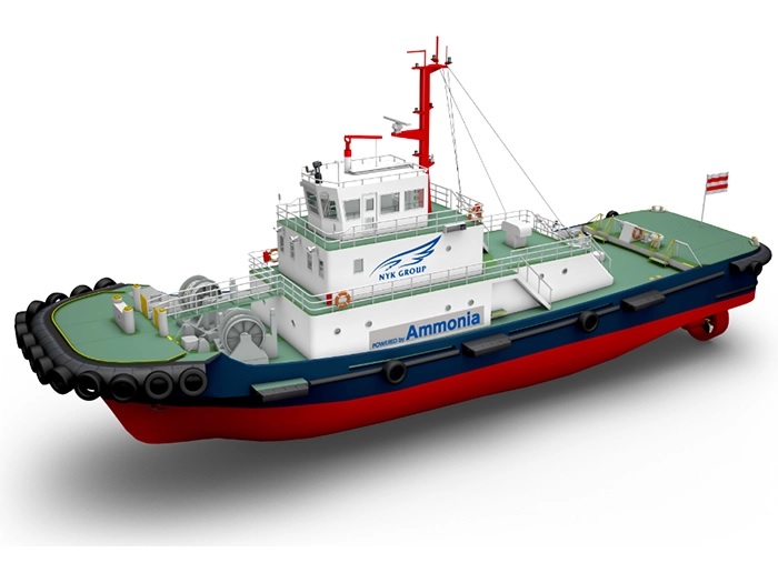 Japanese companies plan to develop ammonia-fueled tugboat
