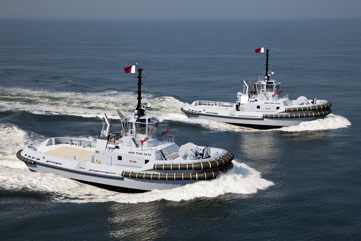 Damen announces contract with Qatari Emiri Navy for two ASD Tugs 3212