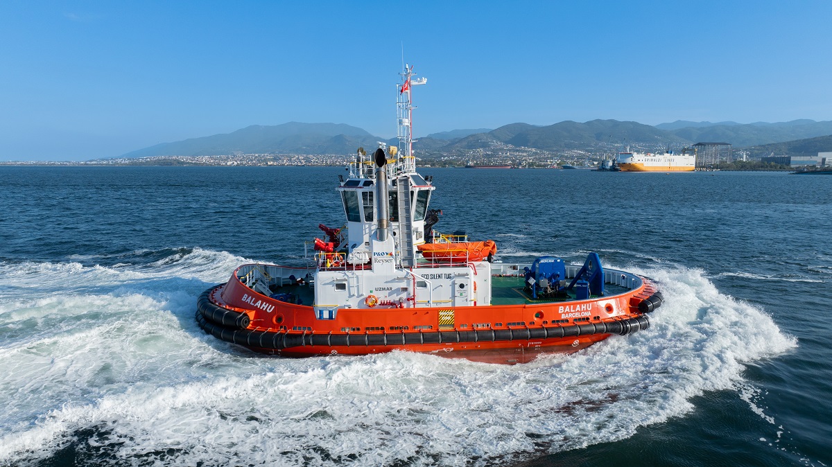 UZMAR Shipyard Delivers Advanced Eco-Silent Tugboat “Balahu” to P&O Reyser for Safe Operations in the Port of Barcelona