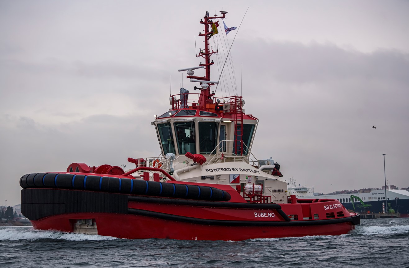 Sanmar delivers 6th battery electric power tugboat to Norwegian operator