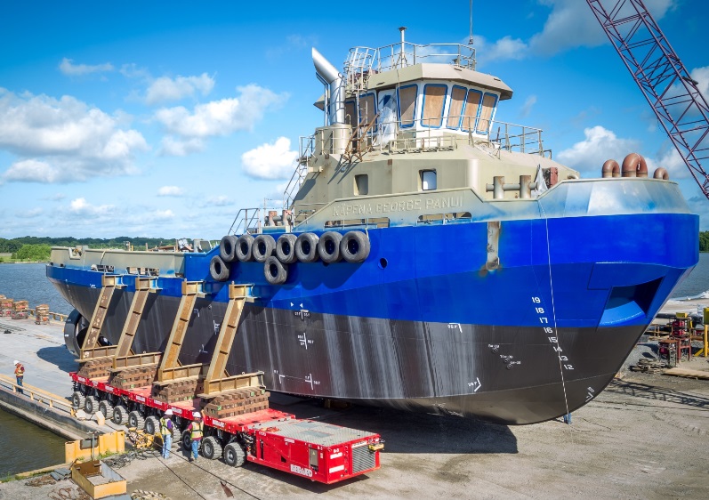 Berard: successful tugboat load-out