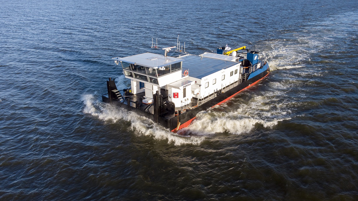 Barkmeijer Shipyards successfully delivers a series of 3 dieselelectric shallow draft pushers to Chemgas Shipping