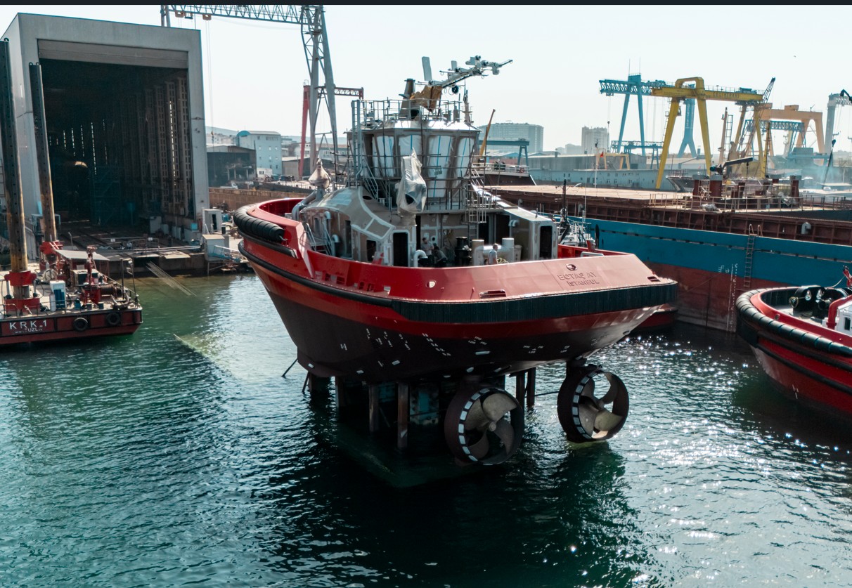 Sanmar launches the third of four fully-electric tugs it is building for BOTAŞ, Türkiye’s state-owned crude oil and natural gas pipeline and trading company