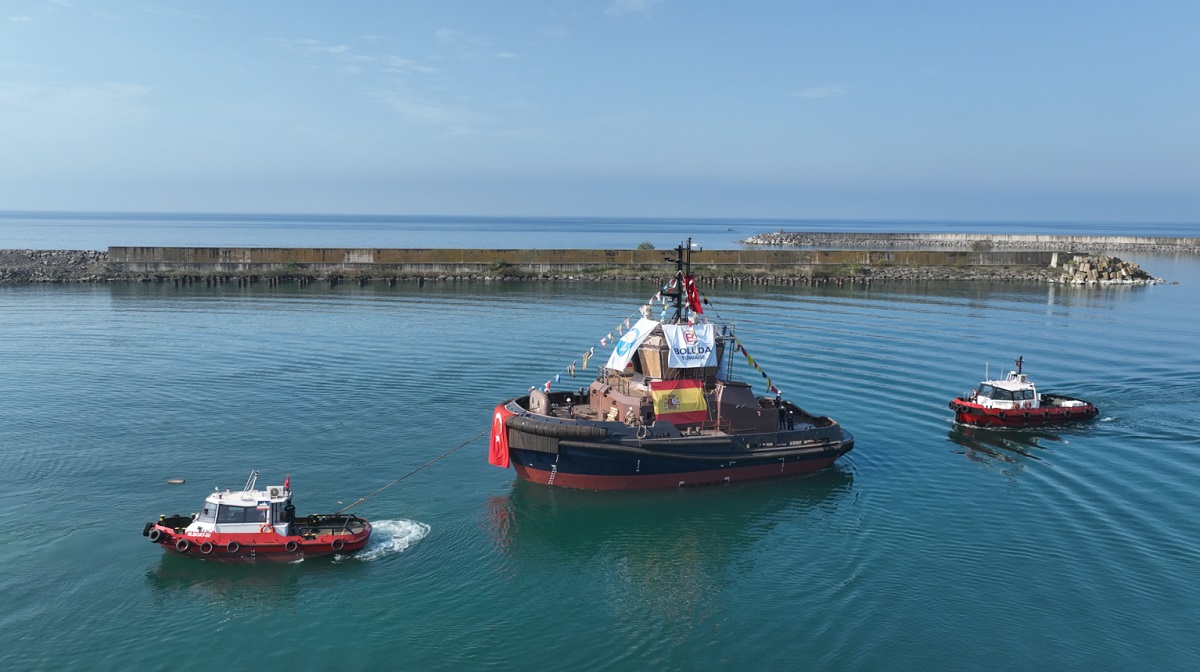Med Marine Has Successfully Launched MED-A2575 RAmparts 2500-W Series Harbour Tug for Boluda Towage