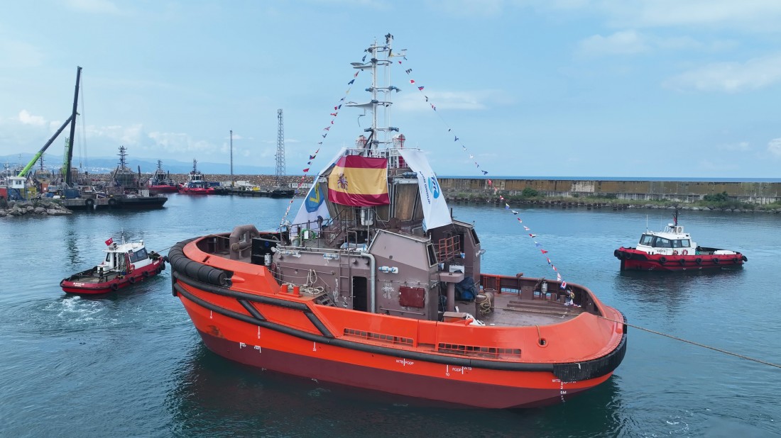 Forging Stronger Ports: Med Marine launches a state-of-the-art tugboat for Remolcanosa