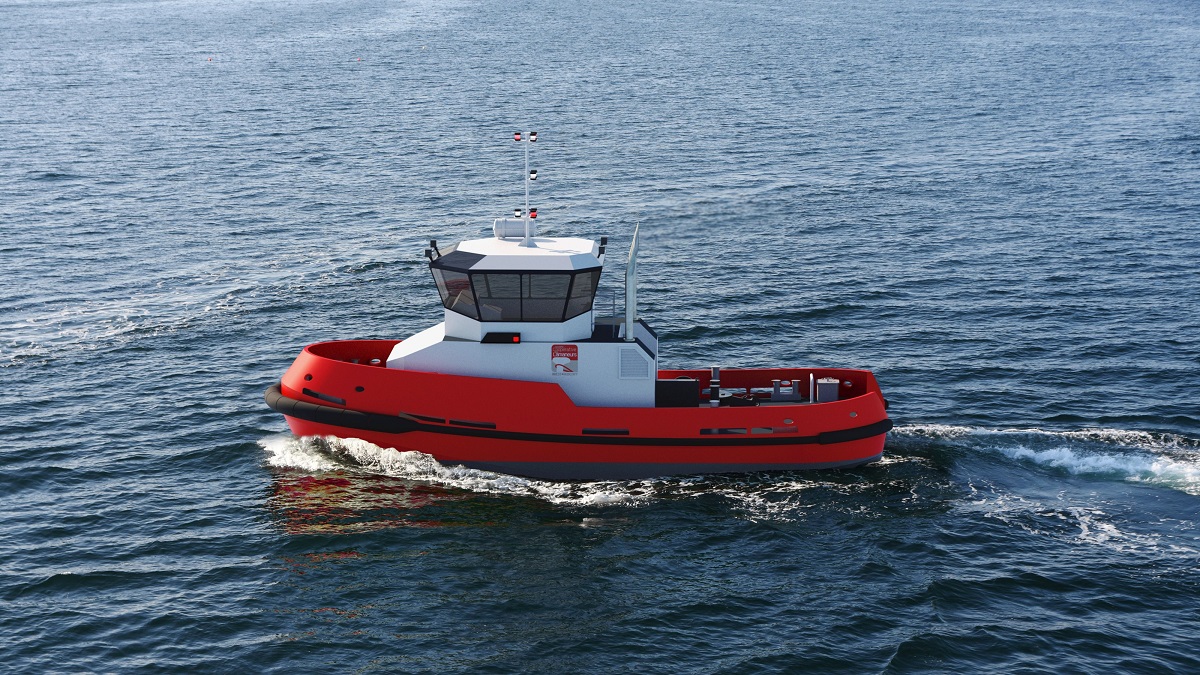 PIRIOU builds 16m tug for Société Coopérative des Lamaneurs of Brest and Roscoff harbours