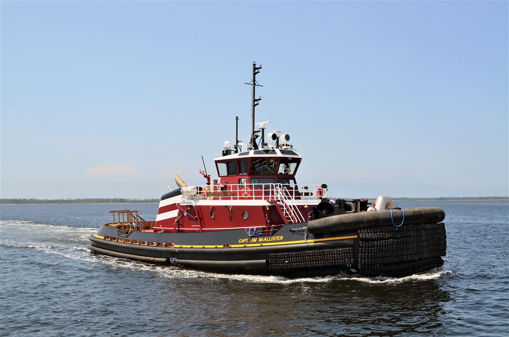7000 HP, Tier IV Class McAllister Tug Arrives in Charleston