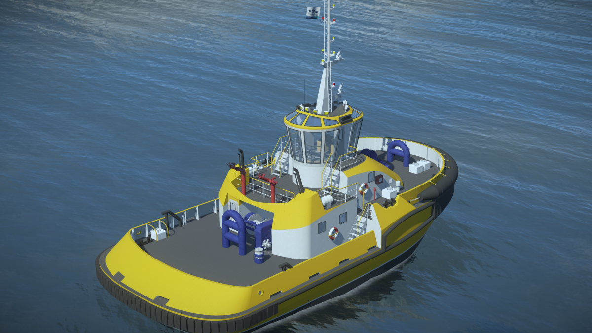 UK team design all-electric ASD tugboat
