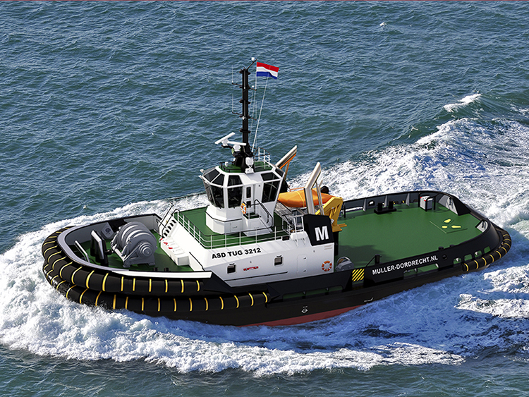 Muller Dordrecht inks contract for Damen ASD Tug 3212 for delivery in May 2023