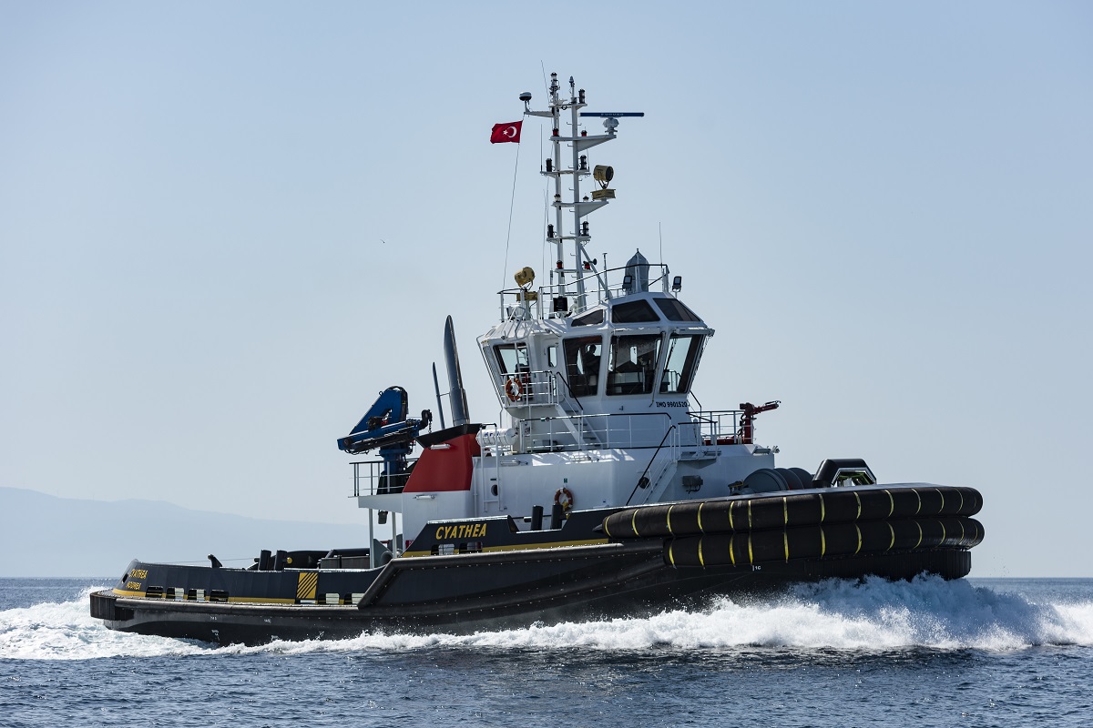 Bogazici Shipyard delivers “Cyathea” to her new owners Compagnie Maritime Chambon of France