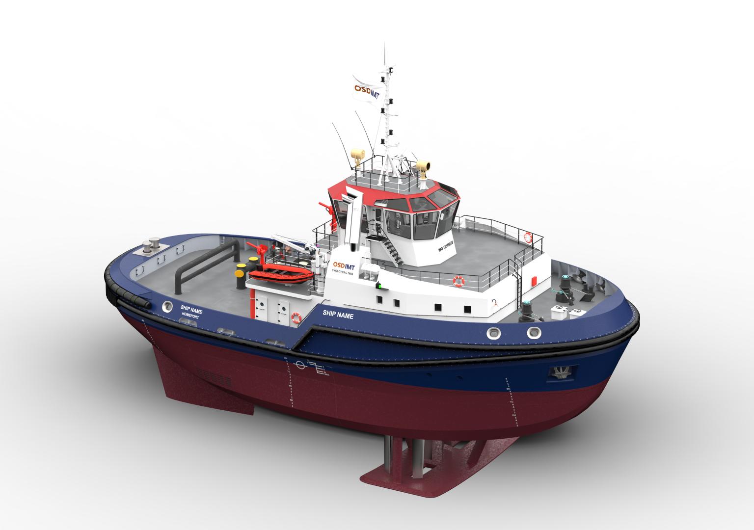 OSD-IMT ship design present the latest addition to their Tractor Tug series the Cyclotrac 3690