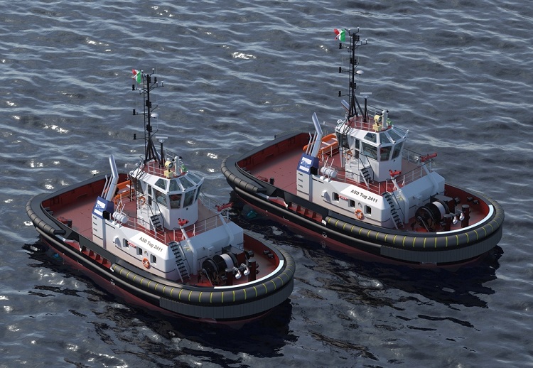 Damen signs with Rimorchiatori Spezzini  for two tugs ASD 2411