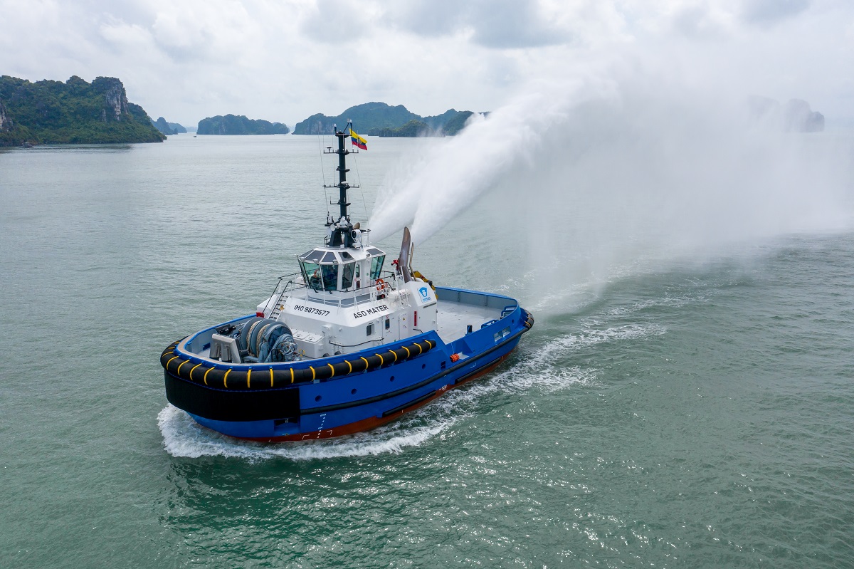 Damen delivering ASD Tug 2813 to Cititug in Ecuador