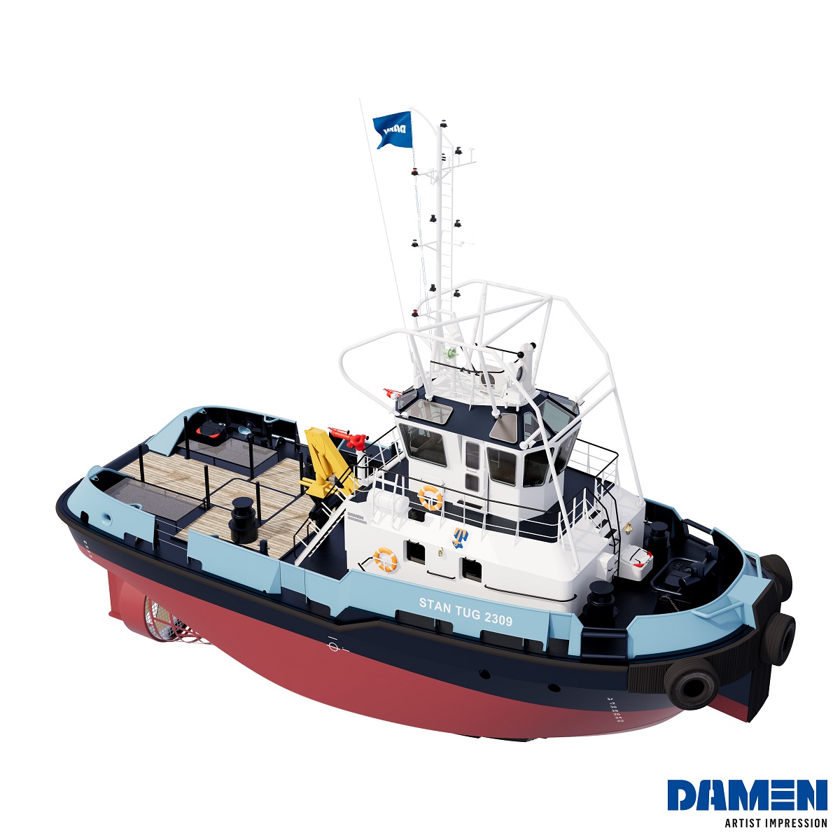 Damen Shipyards signs contract with Tidewater for the supply of two Damen Stan Tugs 2309