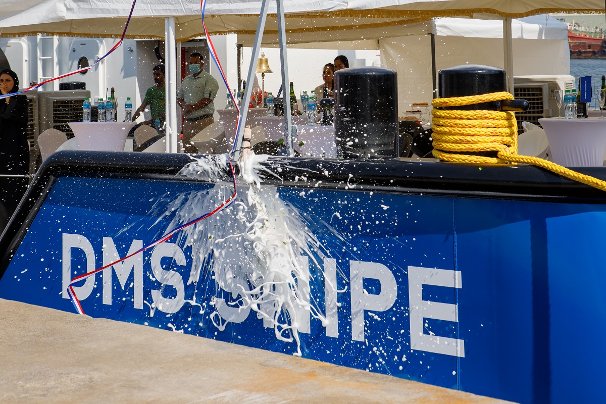 Damen Marine Services takes delivery of first extra-shallow draught Damen Multi Cat 3313 SD