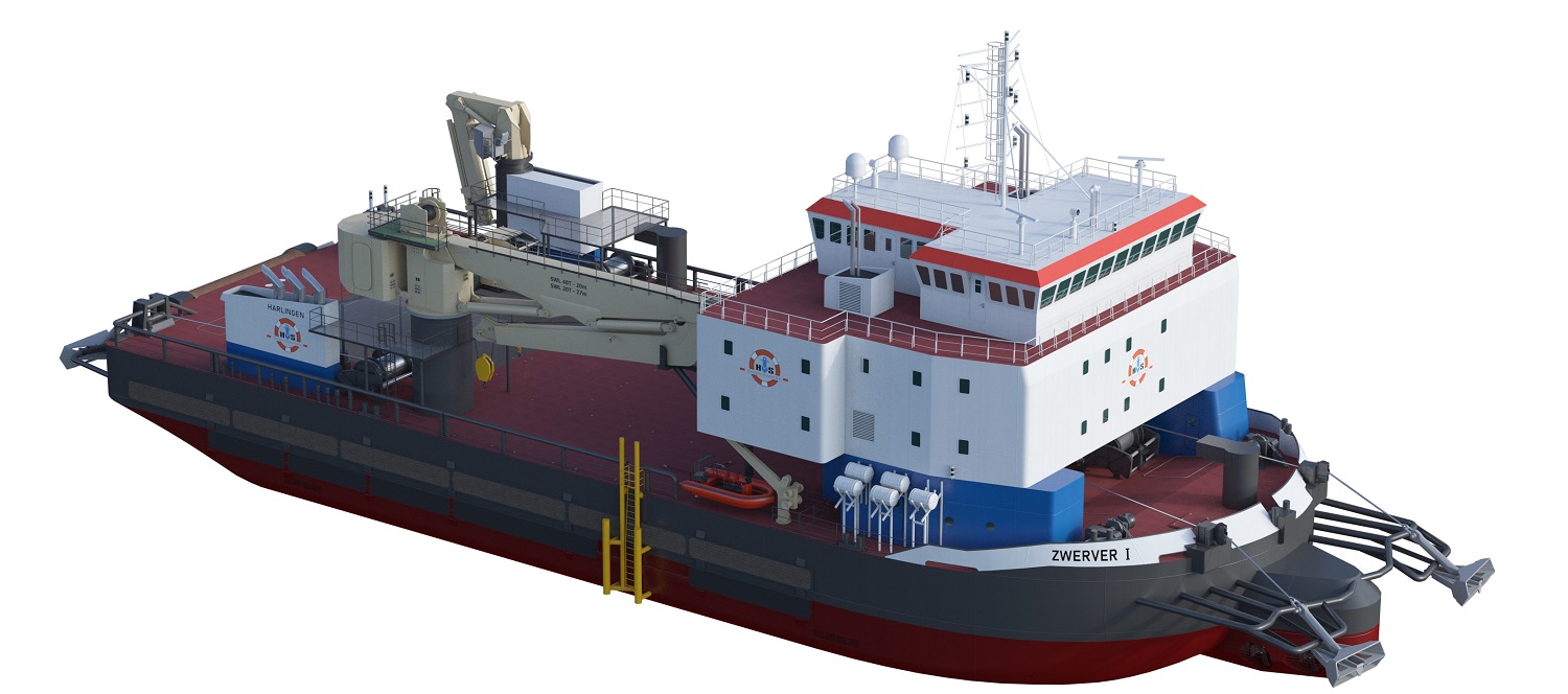 New unique DP-2 Multi Purpose Support vessel Zwerver I!