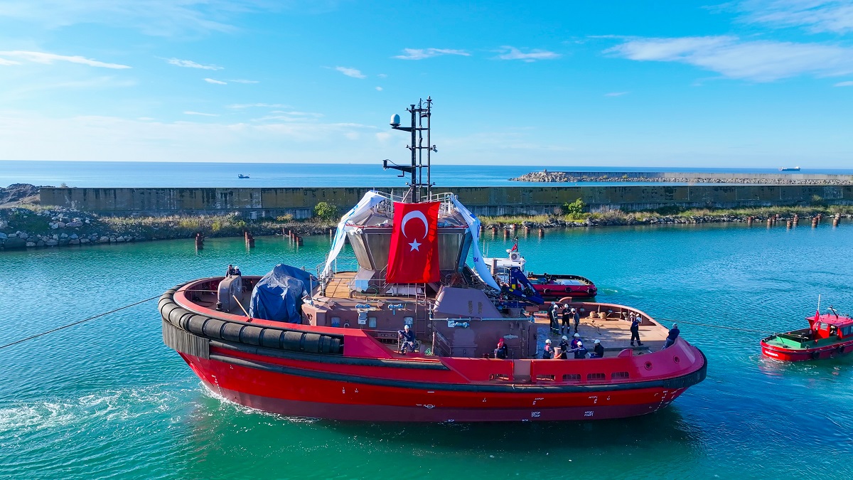 Steel and precision in motion: Med Marine launches another RAster 2800 escort tug