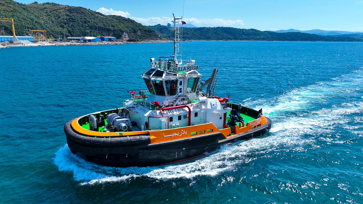 Setting the standard: Med Marine’s Med-A2800SD tug for OMMP successfully completes sea trails