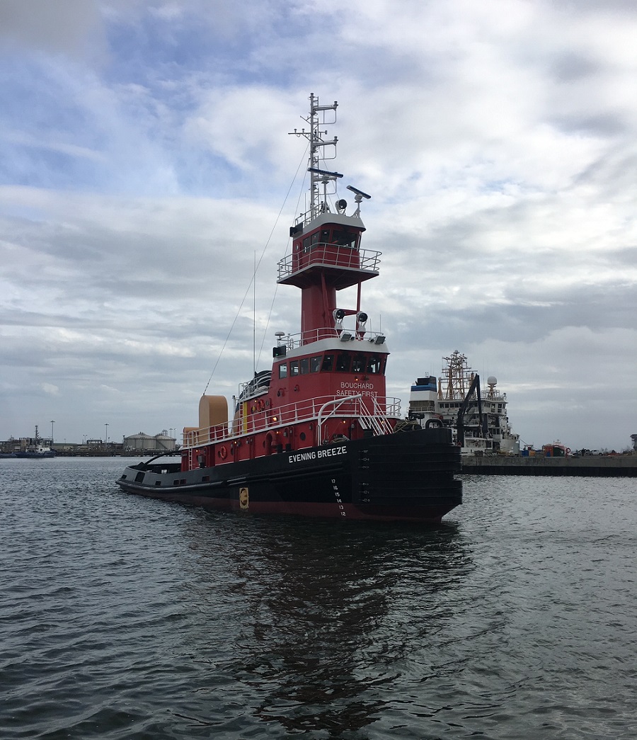Bouchard Transportation Co., Inc. takes delivery of ATB unit m/v Evening Breeze & B. No. 252