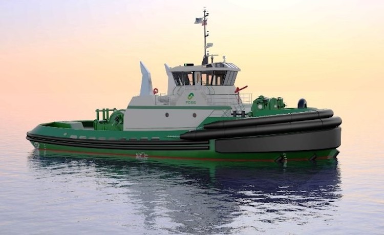 Keel Laid for Foss Maritime’s First New Tier IV Tractor Tug