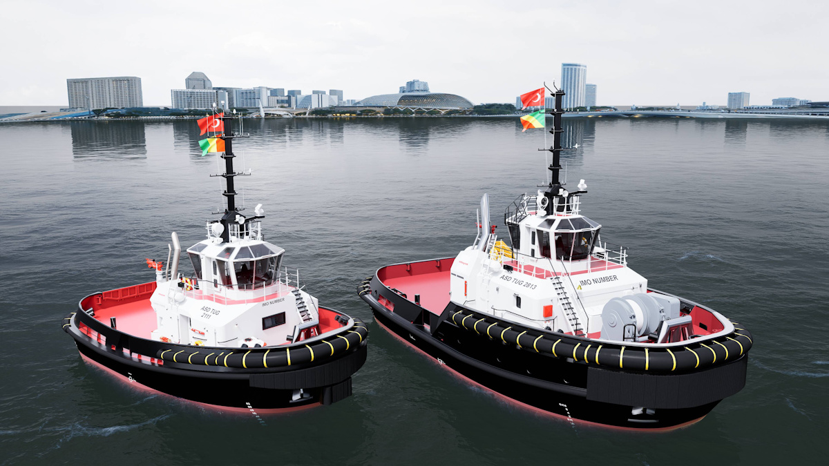 Damen signs with Albayrak Group for delivery of ASD Tug 2111 and ASD Tug 2813