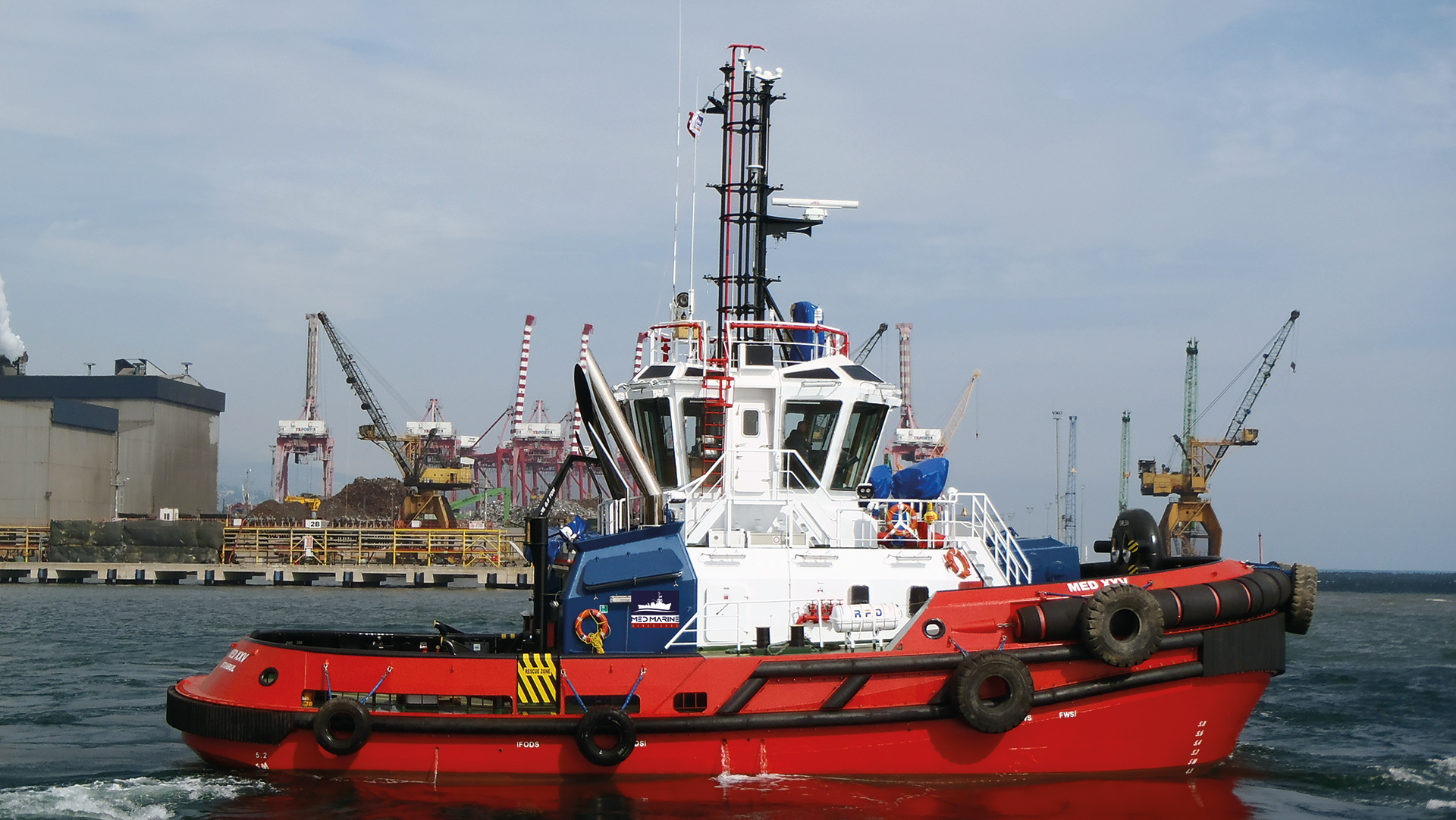 Med Marine has delivered its 22nd tugboat to its harbour fleet.