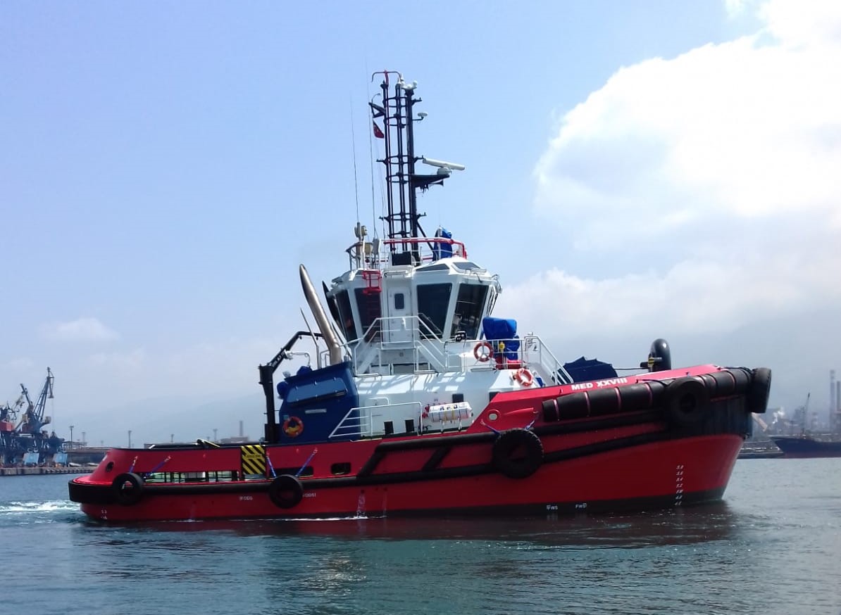 Med Marine delivered a new 2350 ASD tugboat to its harbour fleet
