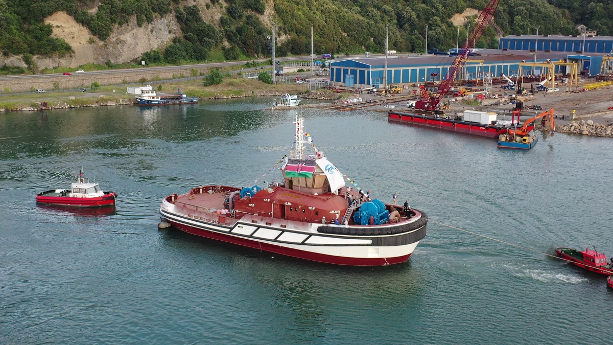 Med Marine launched 120tbp tug built for Kenya Ports Authority
