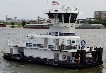 C&C Marine delivers triple-screw towboat to Minnesota operator