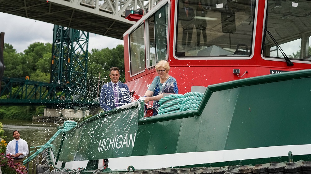 The Great Lakes Towing Company Celebrates 120 Year Anniversary with Christening of New Tug MICHIGAN