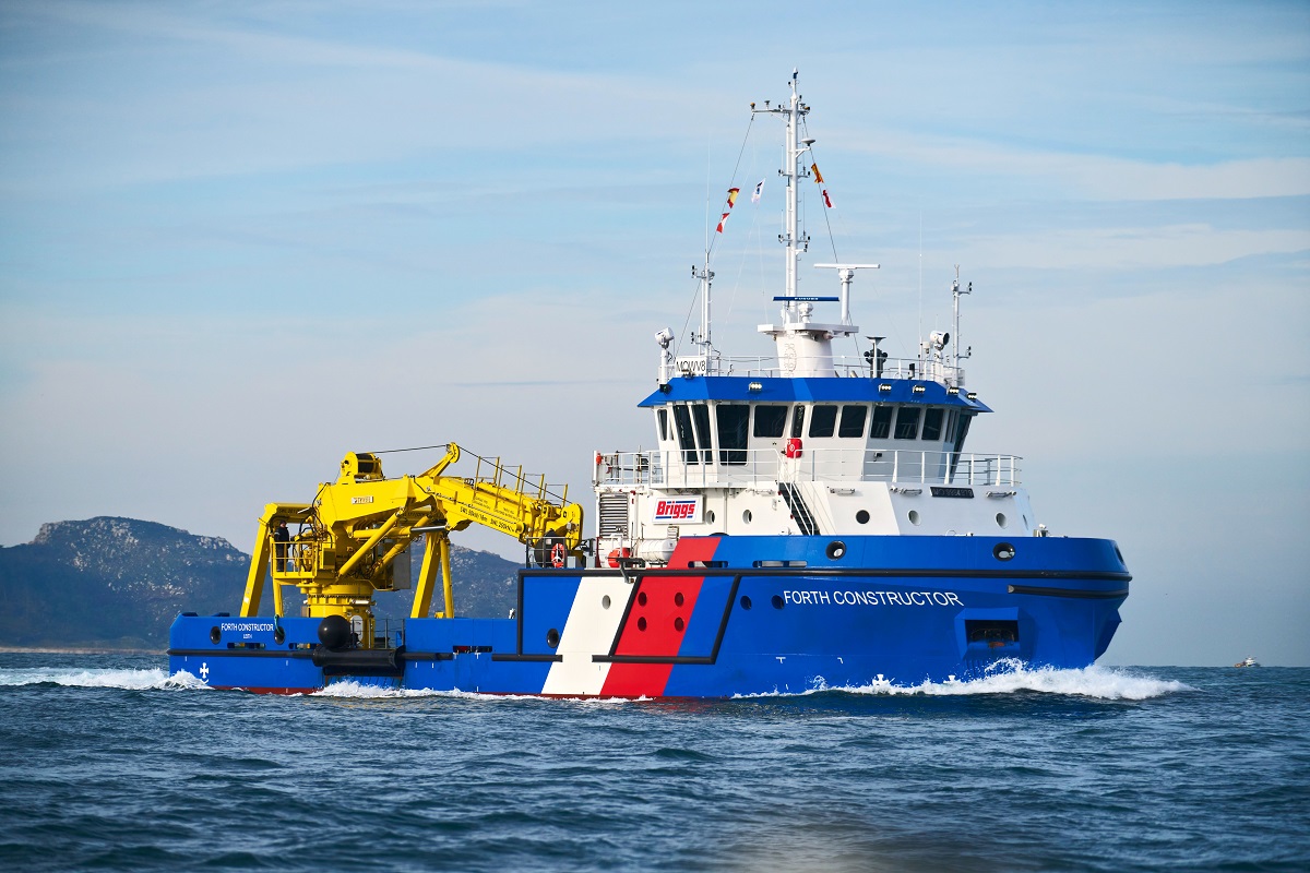 Freire shipyard delivers new maintenance support vessel for Briggs Marine