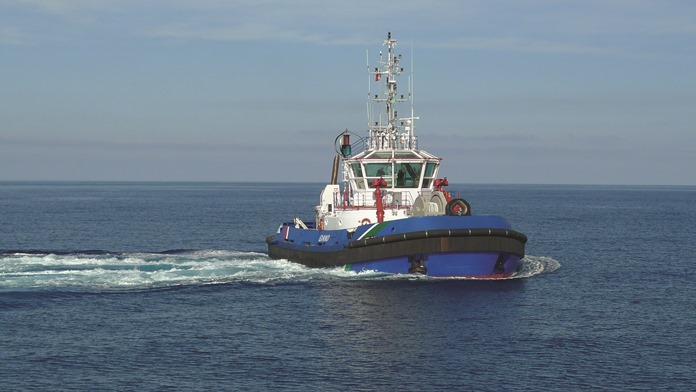 First commercial voyage by remote-controlled tug