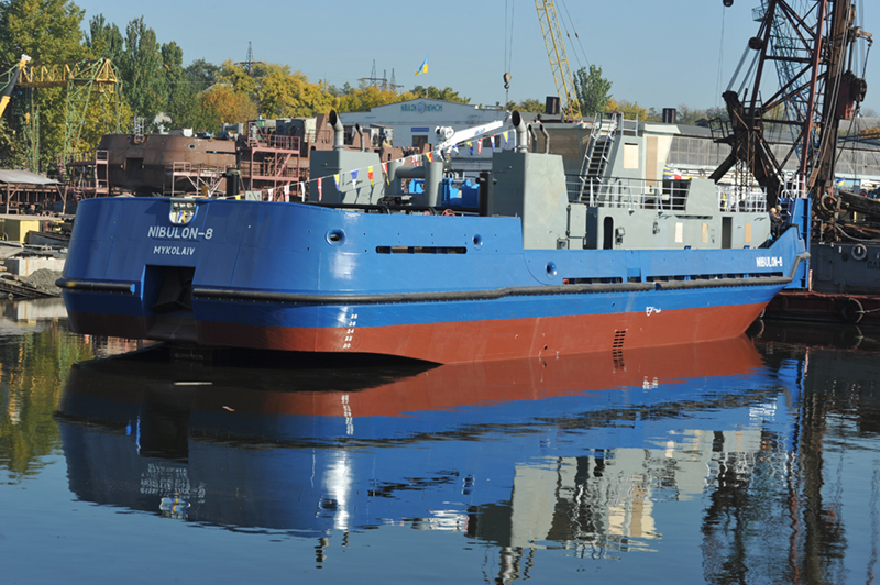 NIBULON Shipbuilding and Repair Yard Launched the POSS-115 Project Tug