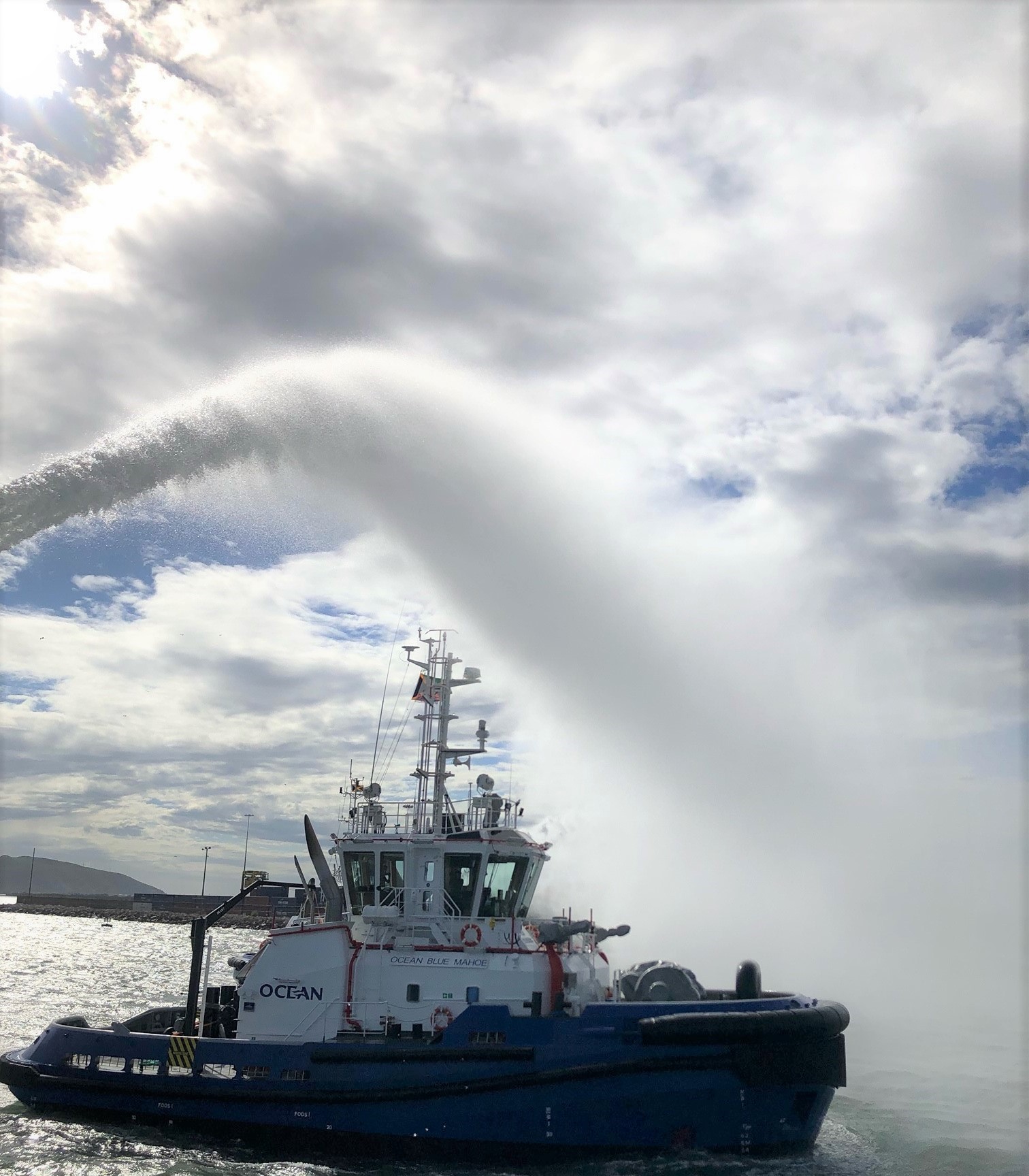 Ocean Blue Mahoe arrived at her home port!