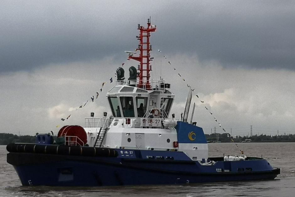 Shallow draft, Ice Class, RAmparts 2800 delivered to Cao Fei Dian Port