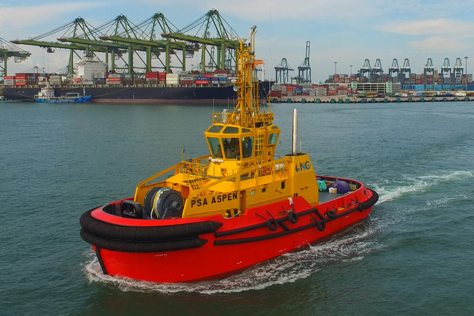 Dual Fuel Ship-Handling RAmparts 2800-DF tug PSA Aspen