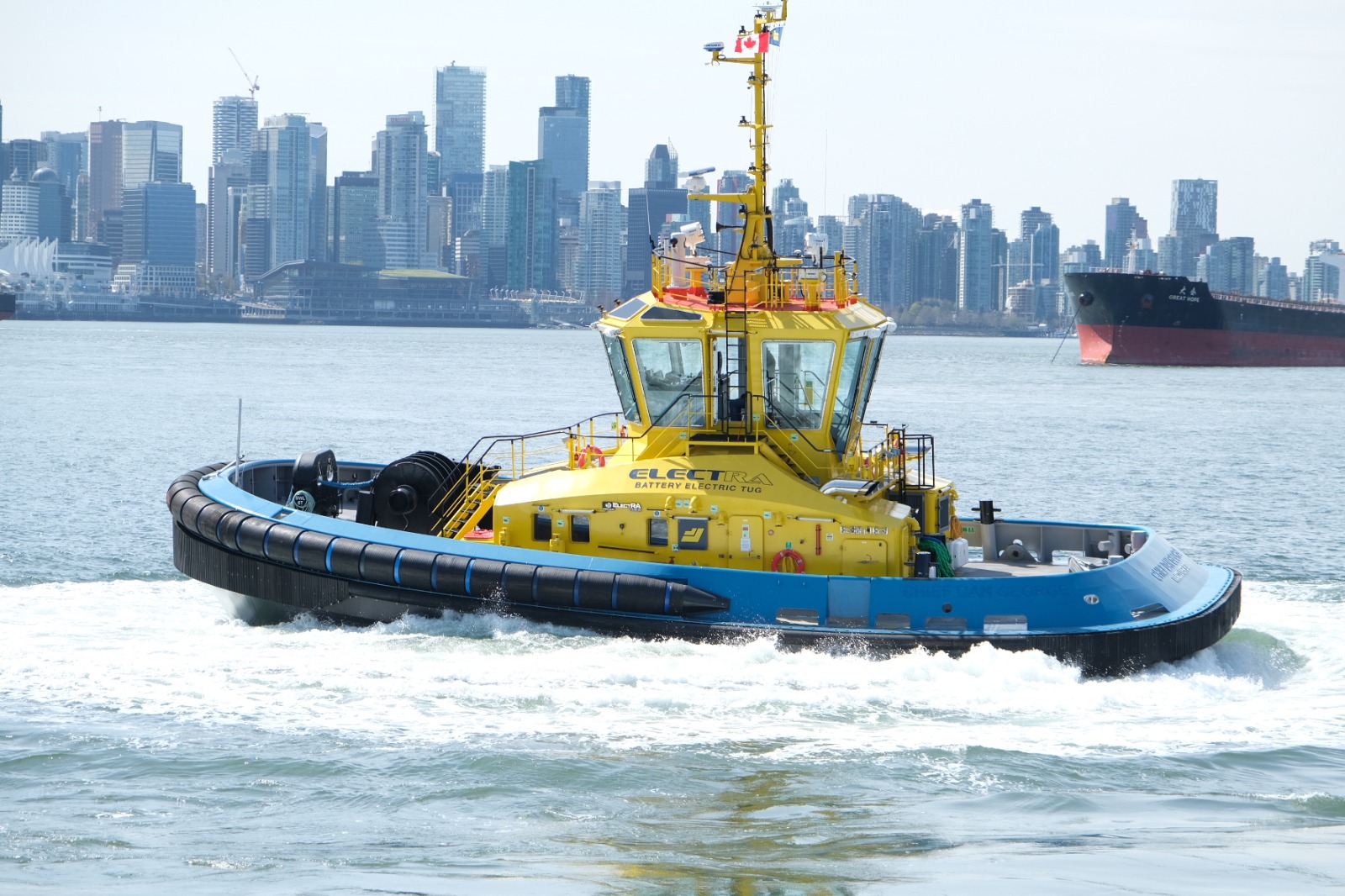 SAAM Towage Canada Becomes First Zero-Emission Electric Tug Operator in the Port of Vancouver