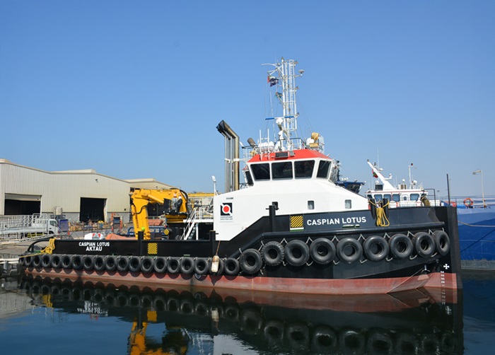 Damen delivers Shoalbuster 3209 to Caspian Offshore Construction