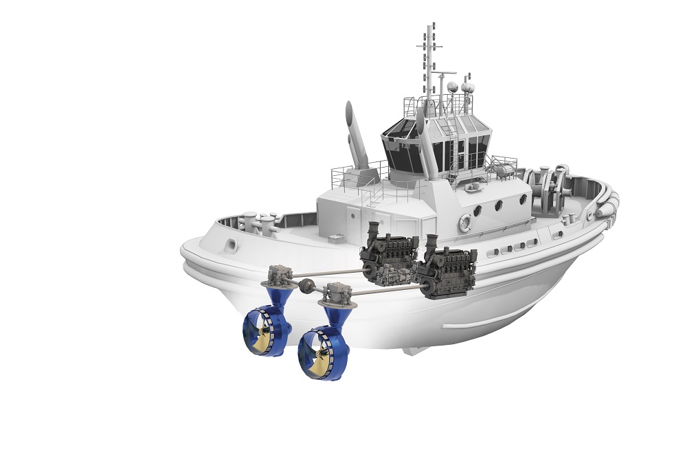 Danish Port of Aarhus: new tug fitted with SCHOTTEL Rudderpropellers and mechanical hybrid solution