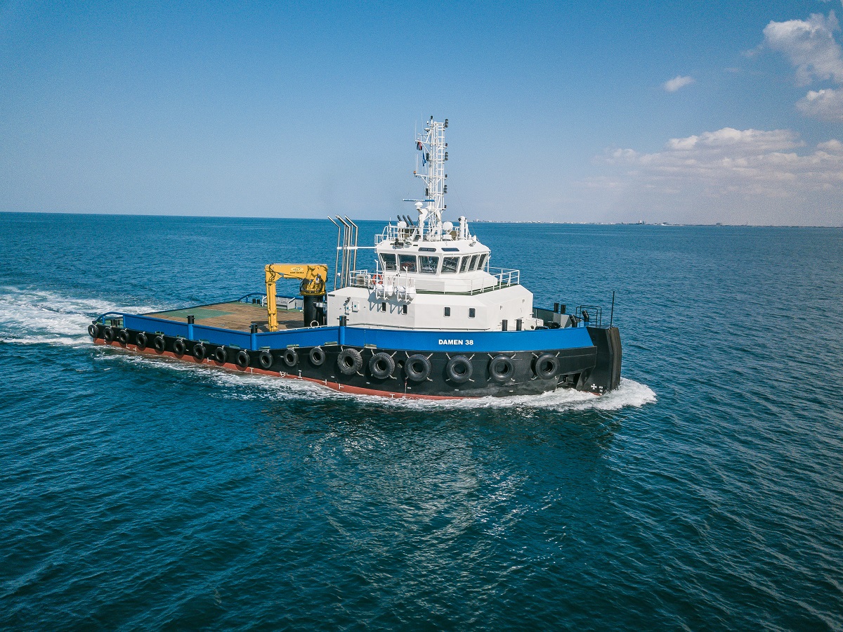 Damen’s Ultra Shallow Draught Shoalbuster ready for action