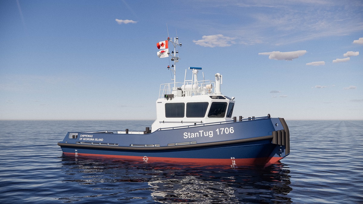 Damen to deliver Stan Tug 1706 ICE to Chippewas of Georgina Island First Nation