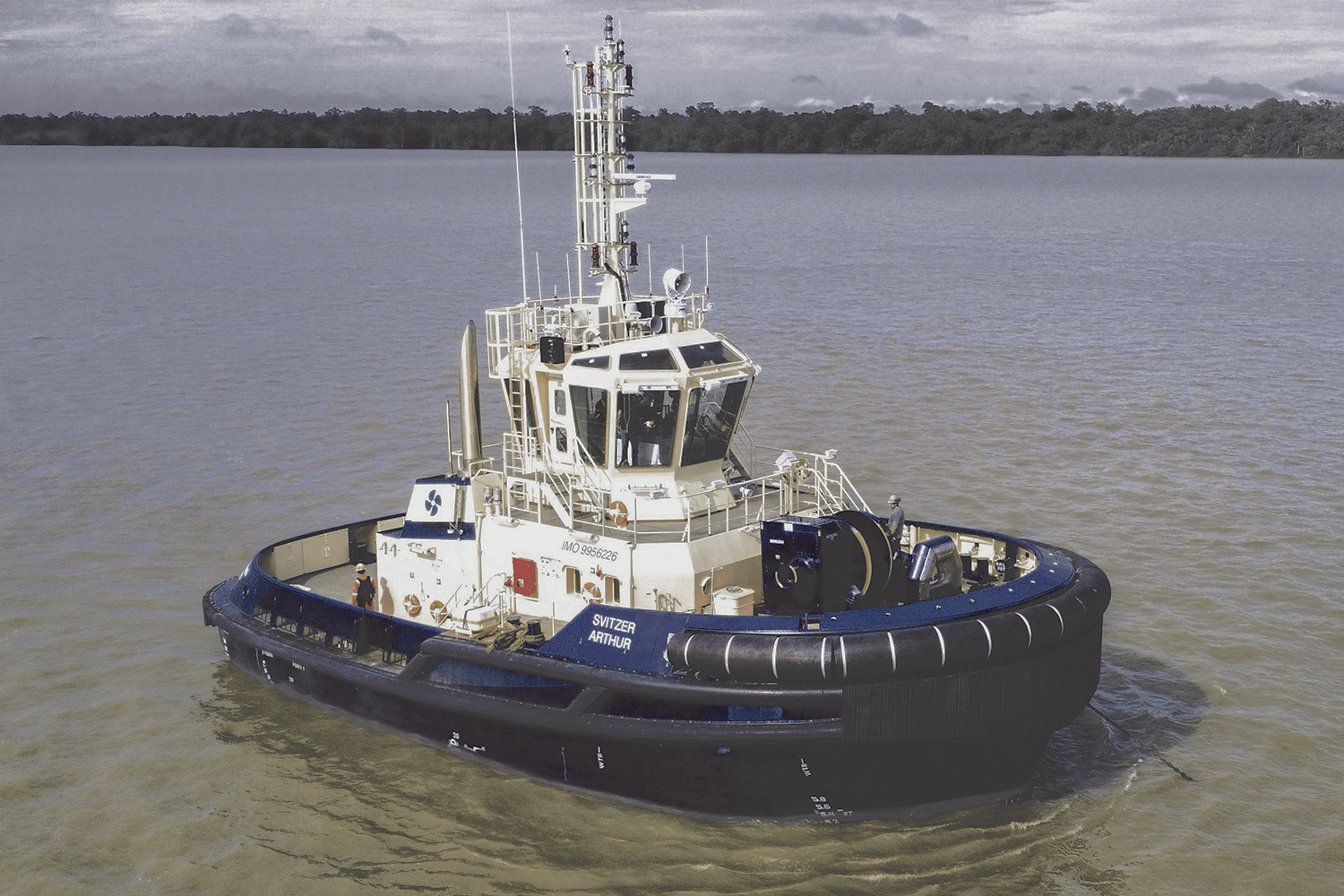 Estaleiro Rio Maguari (ERM) delivers first RAmparts 2300-ERM Tug to Svitzer Brazil