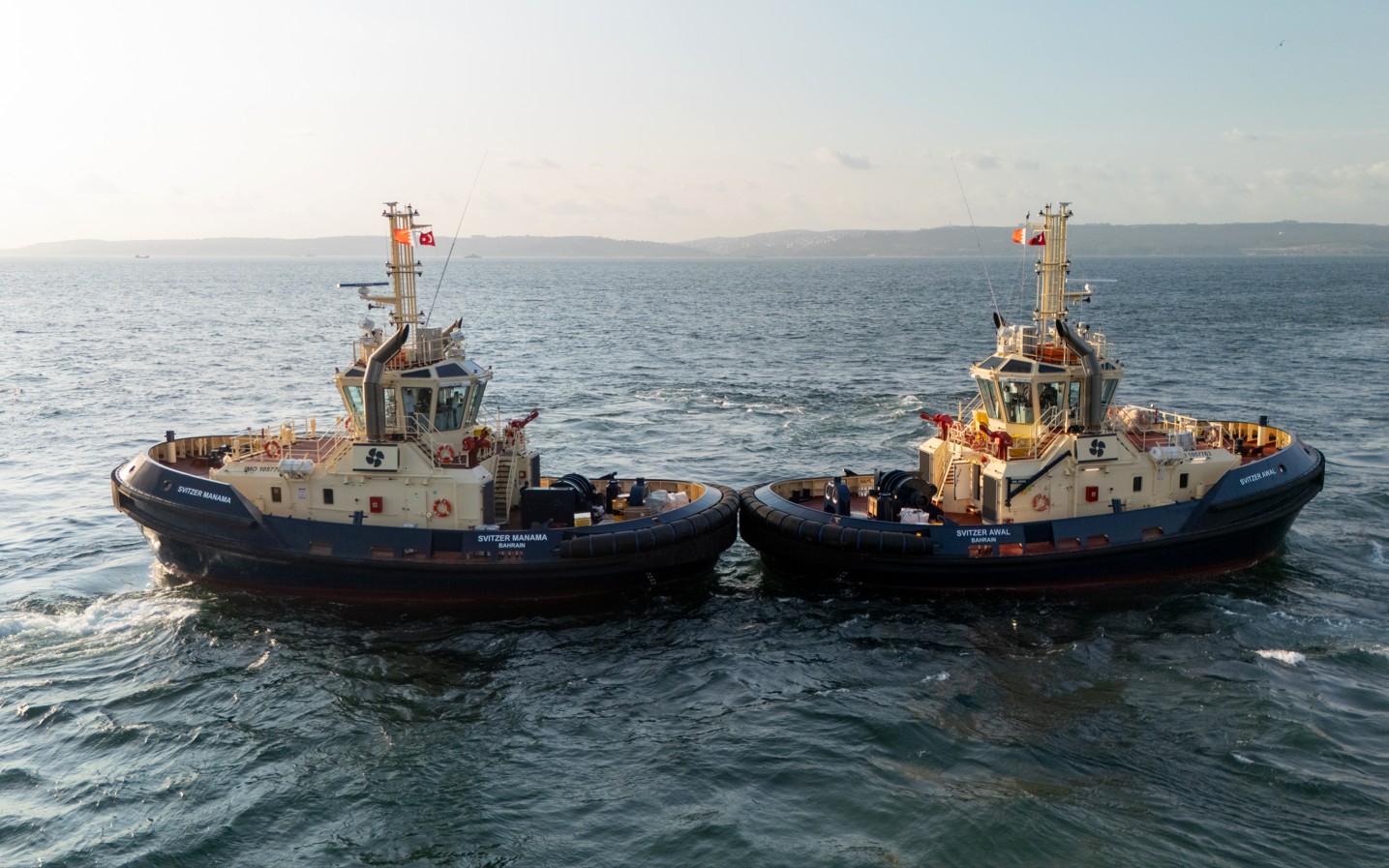 Sanmar delivers two highly manoeuvrable tractor tugs to Svitzer Bahrain