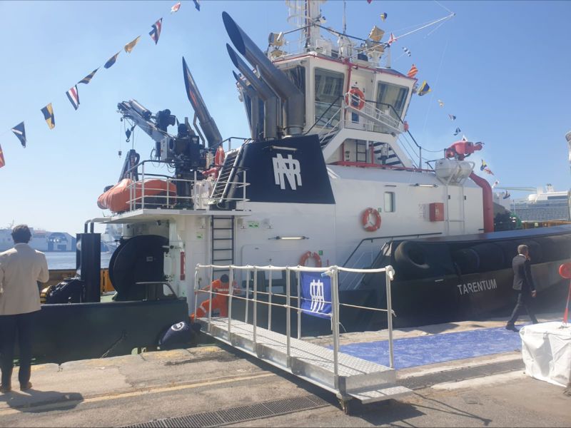 The new tug Tarentum of Rimorchiatori Napoletani has been delivered and christened