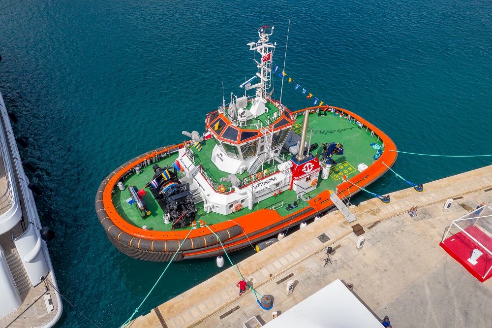 MED-A3080 tug was christed in Valletta
