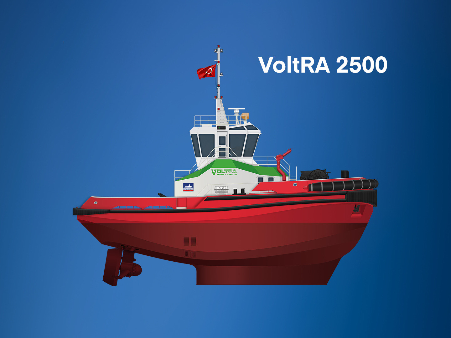 Med Marine to build Voltra: The first fully electric tug powered by Caterpillar battery system