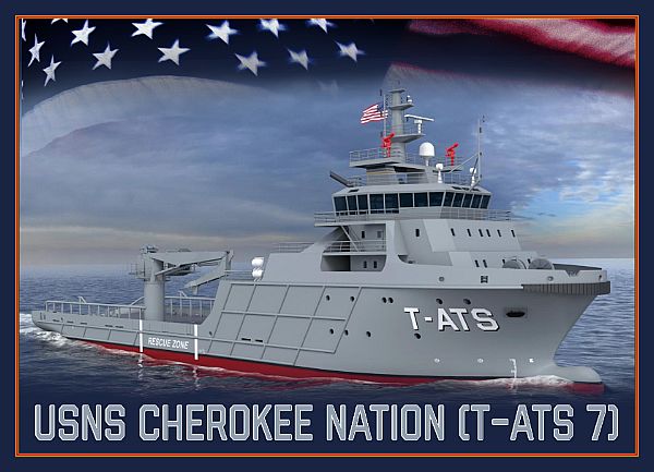 SECNAV Names Newest Towing Salvage and Rescue Ship Cherokee Nation